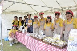 △昨年度の様子：生活学科食物栄養専攻出店