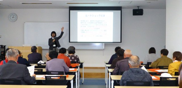 △稲田准教授による講演