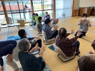 えんがわまちの保健室「津原元気ださあ会」（㏌ 津原自治公民館）