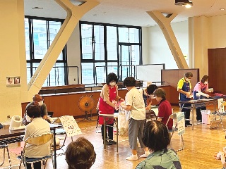 「まちの保健室」㏌ 鳥取市武道館