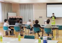 上井コミュニティセンターのAKB教室で「まちの保健室」を開催しました