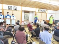 山根自治公民館で「まちの保健室」を開催しました