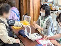 「鳥取看護大学 まちの保健室」in 下光元公民館